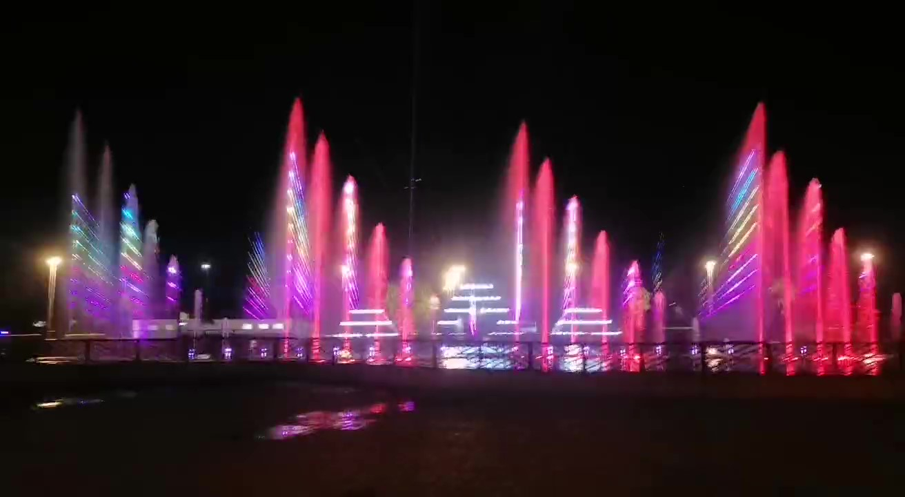巴基斯坦音乐喷泉水秀