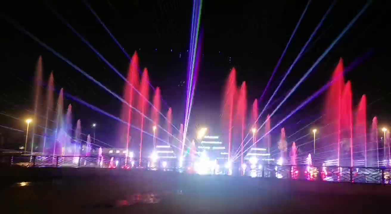 名都激光在巴基斯坦音乐喷泉