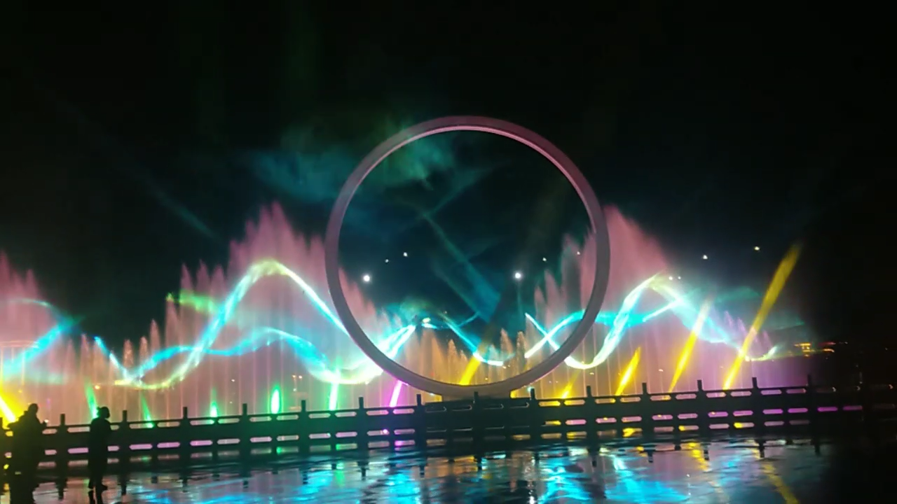 林芝公布公园音乐喷泉