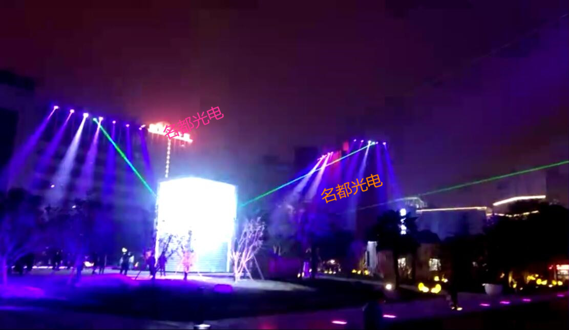 名都激光助力西安创业咖啡街区精彩亮相！​